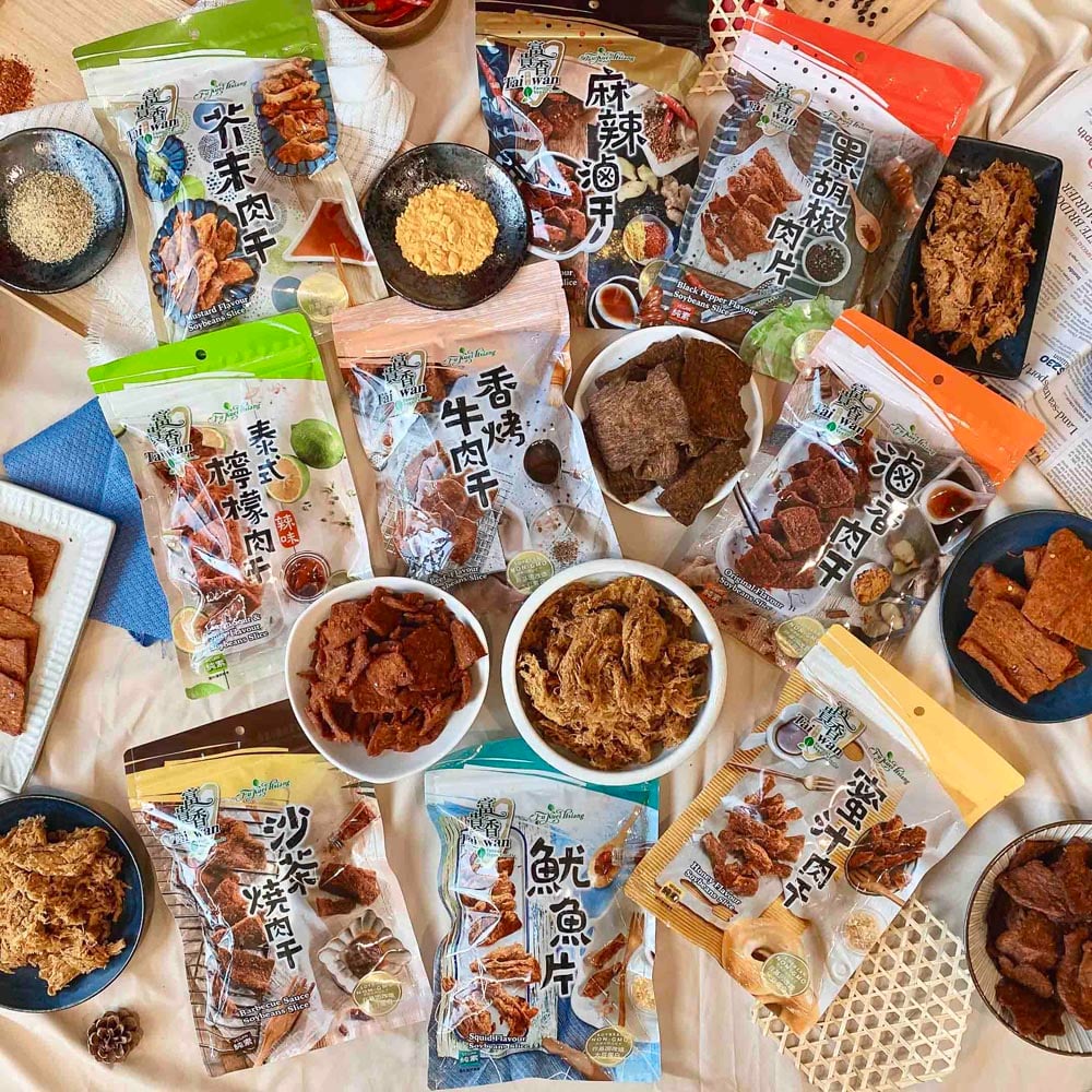 富貴香素肉乾系列/10種口味(全素)