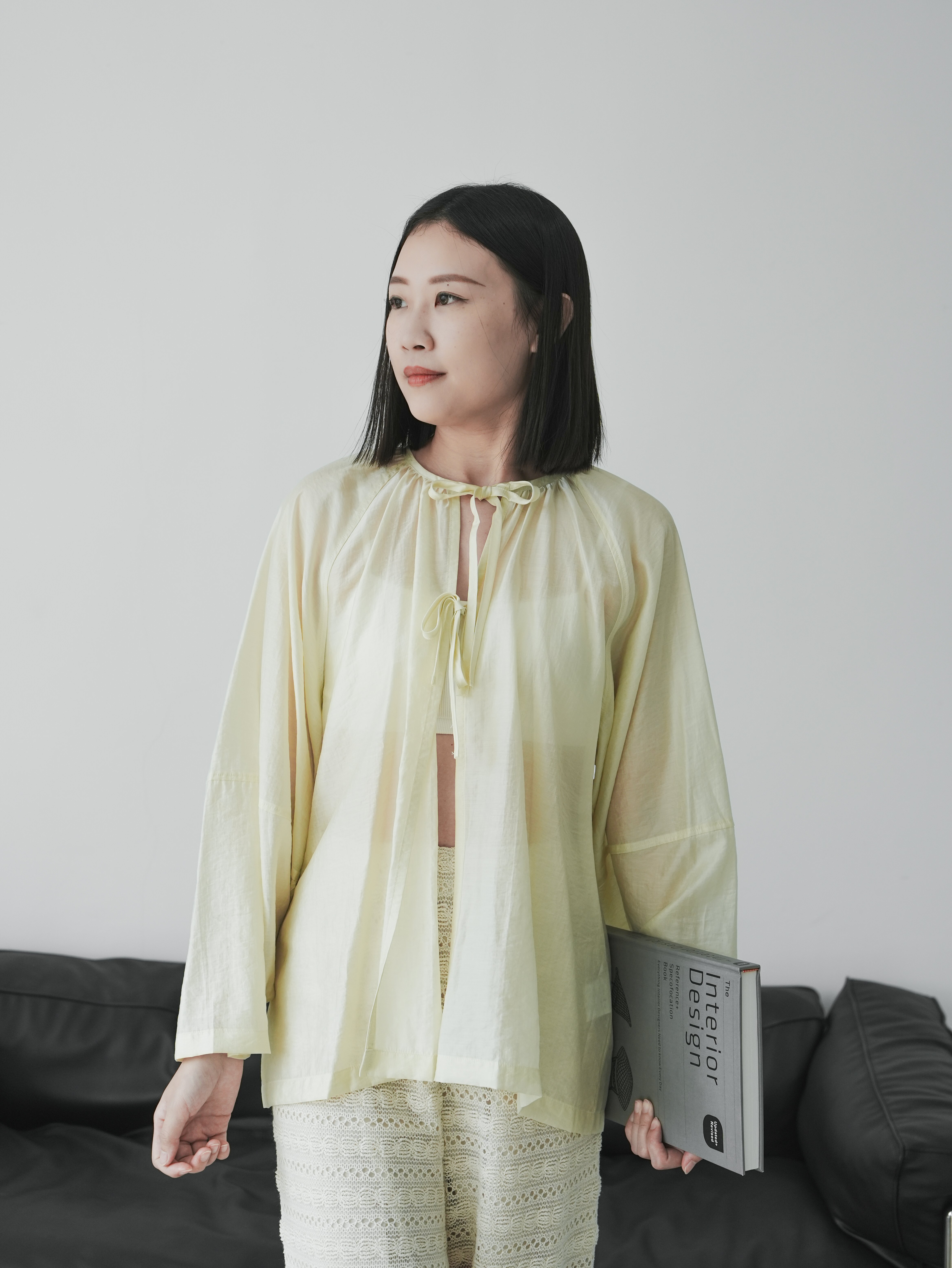 H07 牛油果綁帶上衣