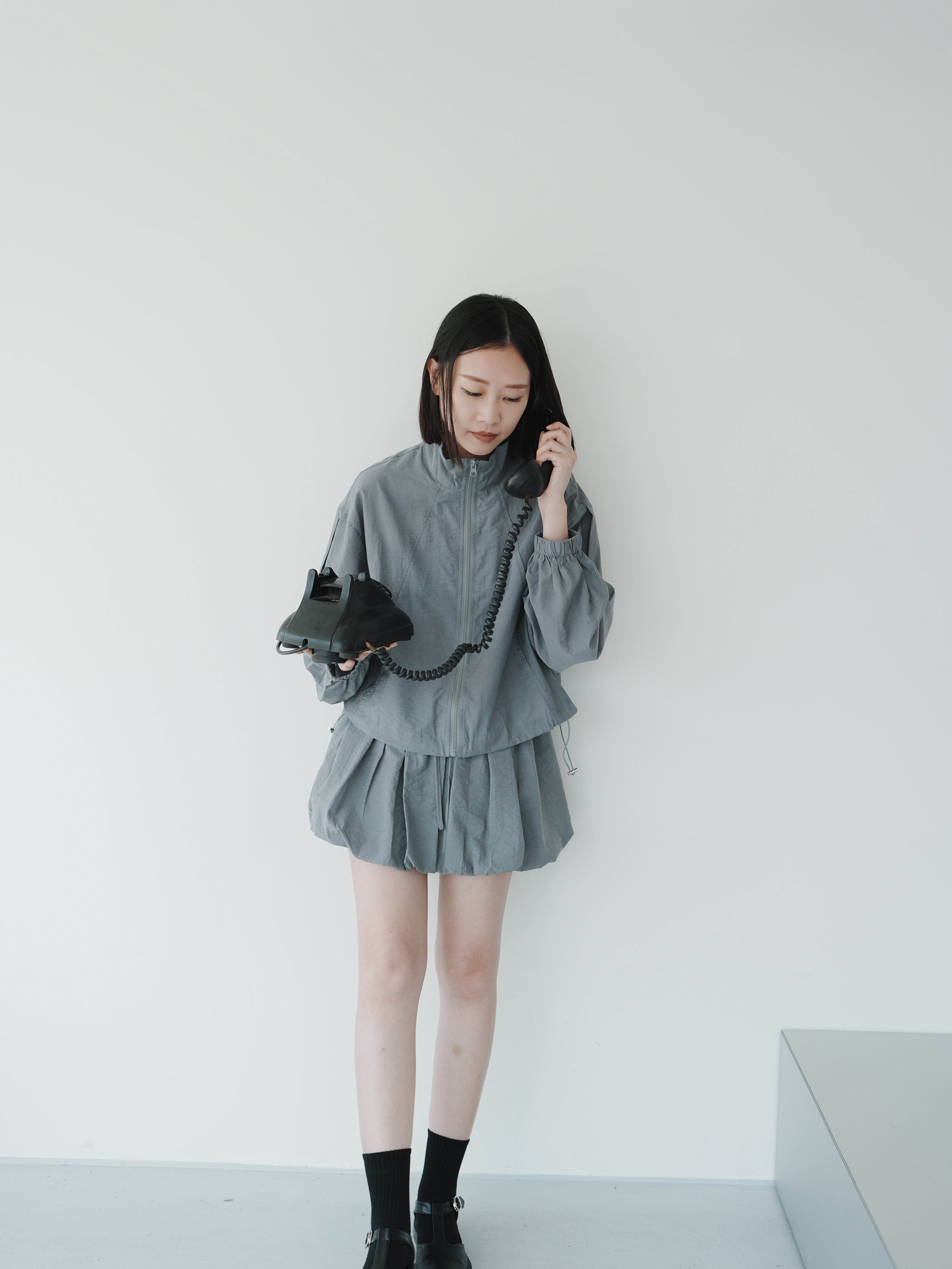 T13 SET細節簡約褲裙套裝