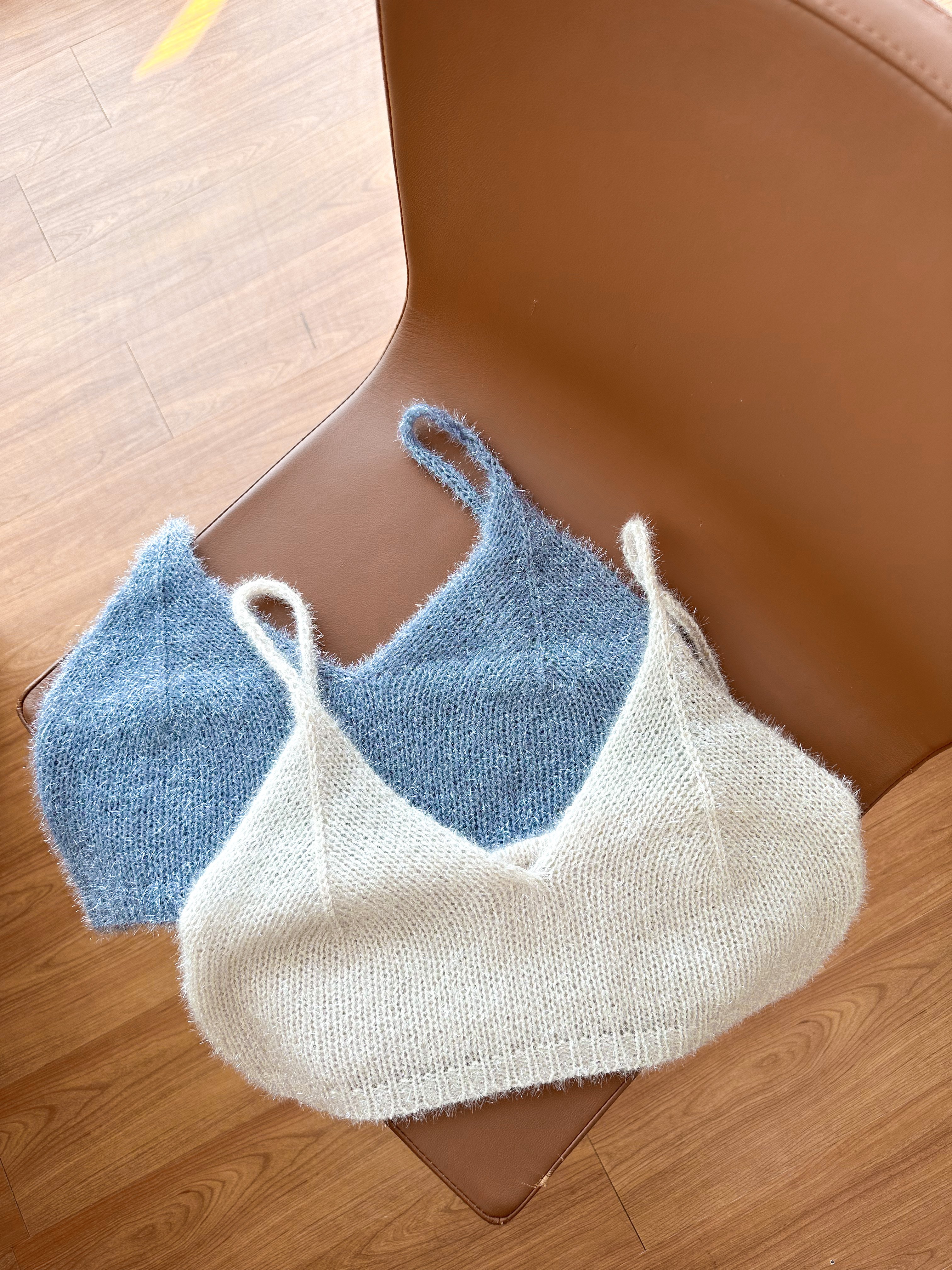 G07 閃耀銀蔥織紋背心