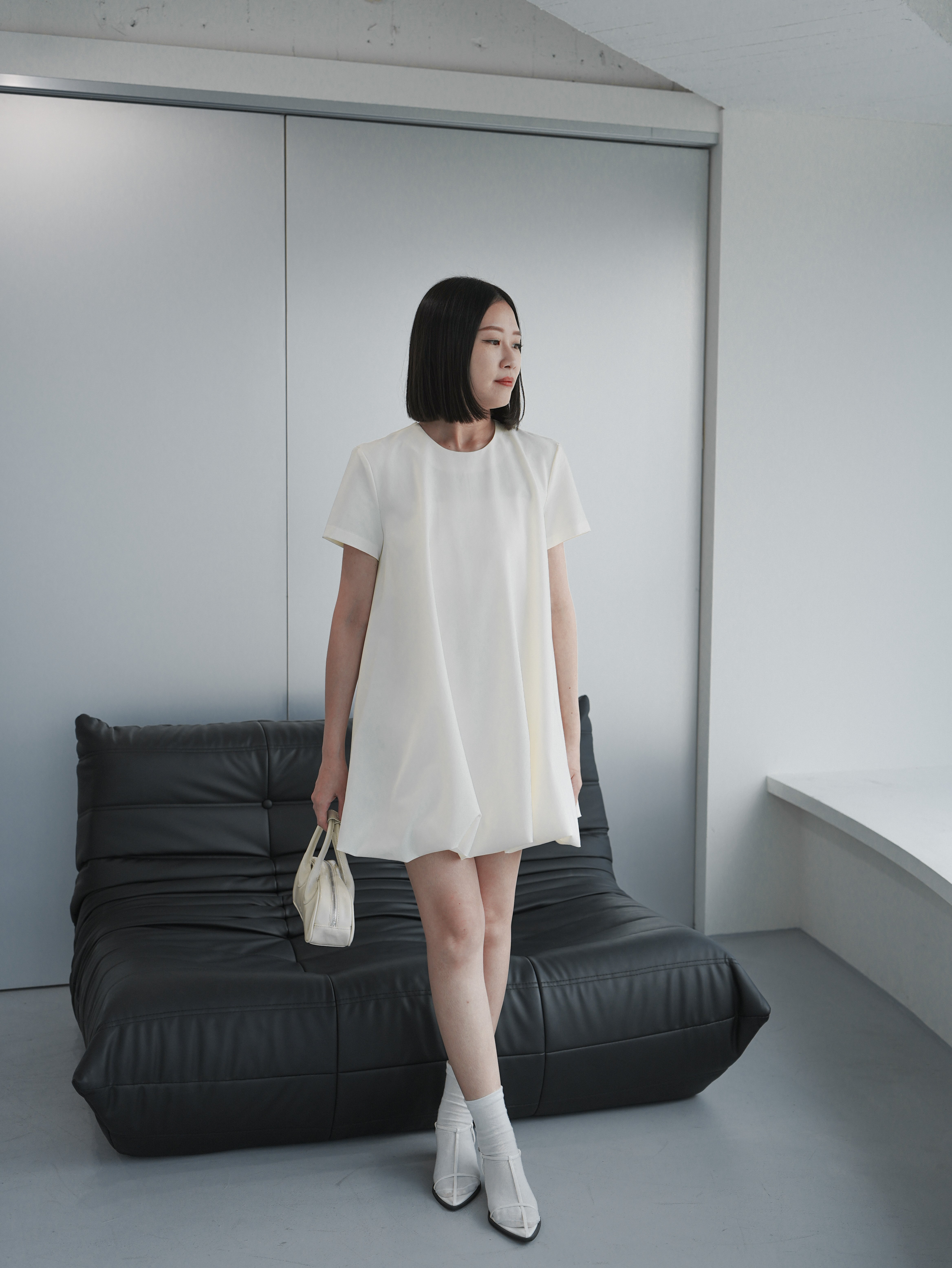 T05 典雅細緻緞面洋裝