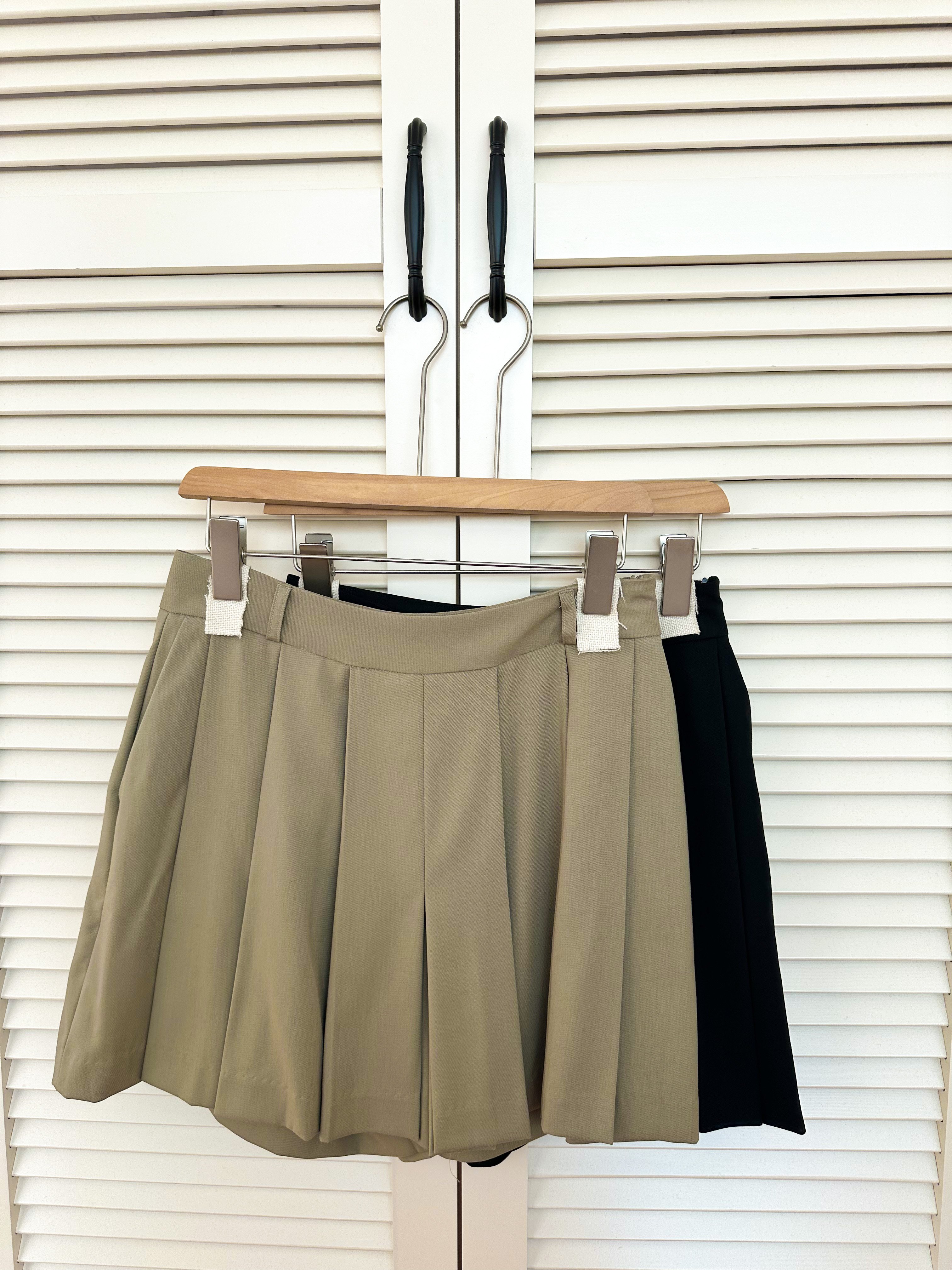 G10 法式百摺設計褲裙