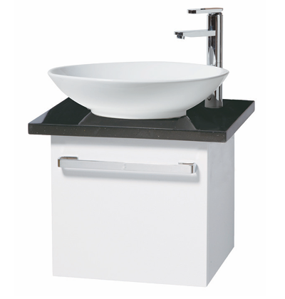 單門浴櫃+三邊形立體盆組