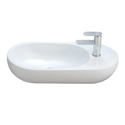 橢圓形立體盆 23115