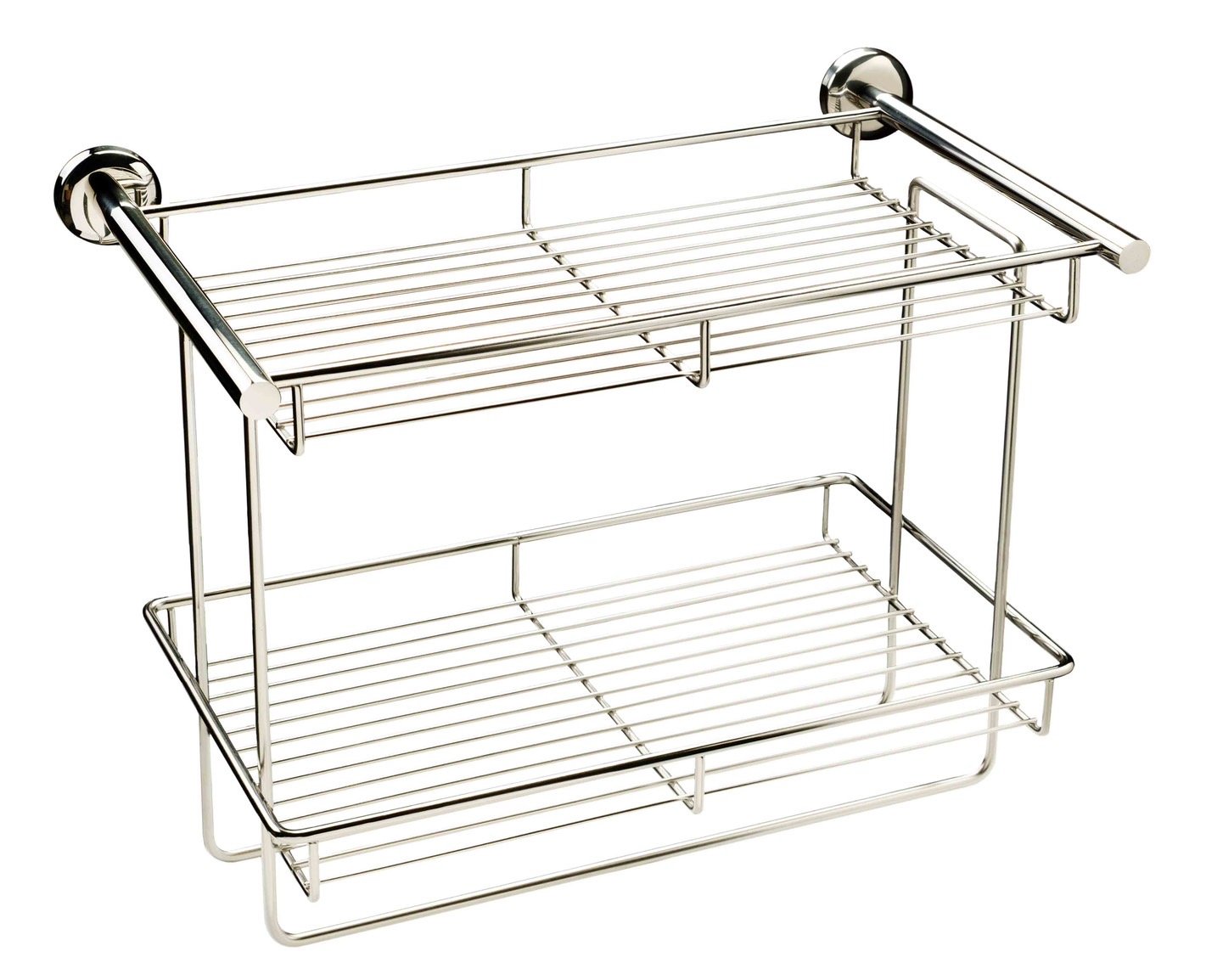 不鏽鋼雙層置物架 79526