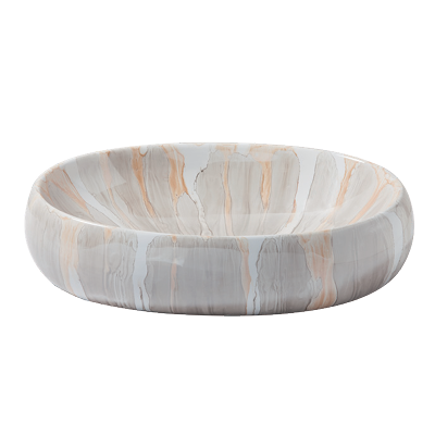 石紋立體盆 23018