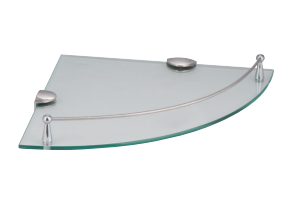 附圍欄轉角玻璃置物架 73404