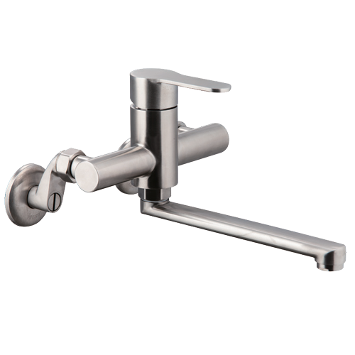 不鏽鋼壁式廚房龍頭 32912