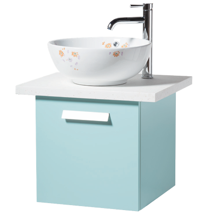 立體盆單門浴櫃組 23021