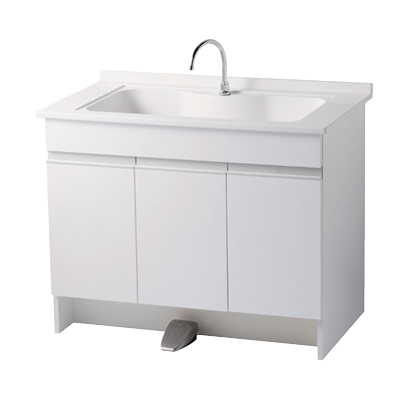 腳踏水龍頭浴櫃組89111-102