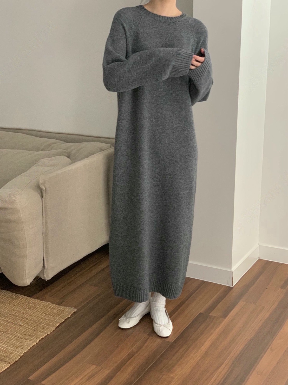 接螺紋厚磅款針織洋裝