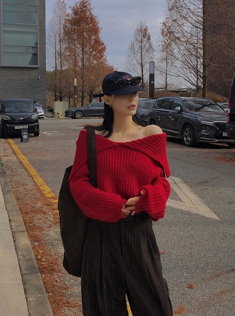 多穿法！排釦領粗坑紋針織衣