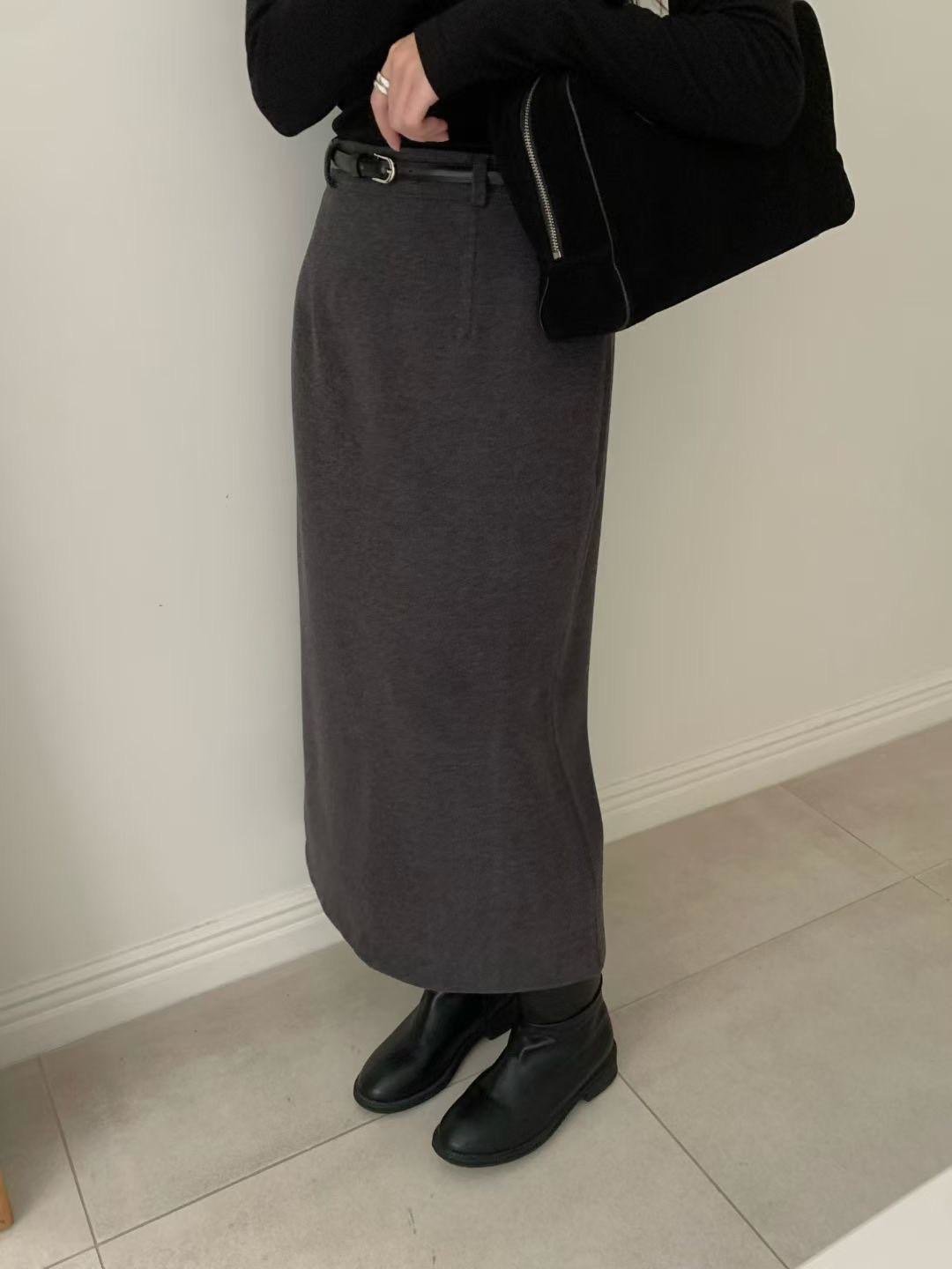 OL直筒修身長裙