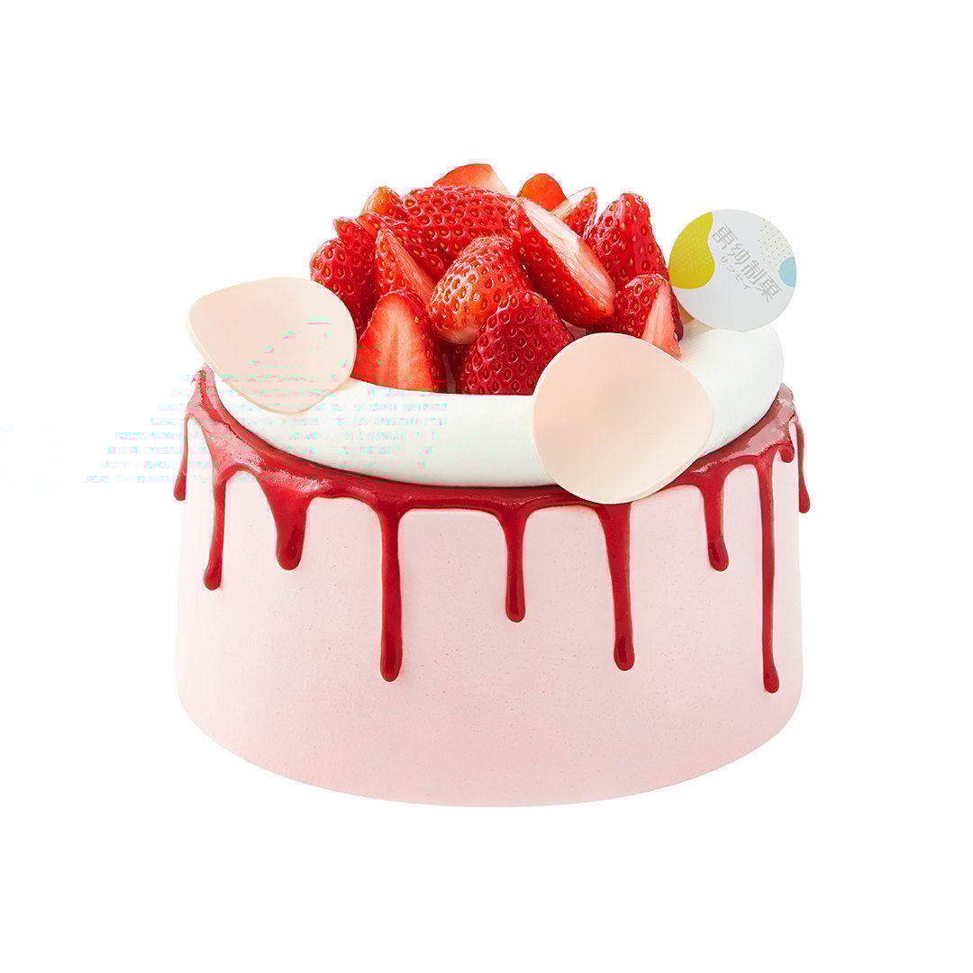 士多啤梨天使蛋糕 Strawberry Angel Cake