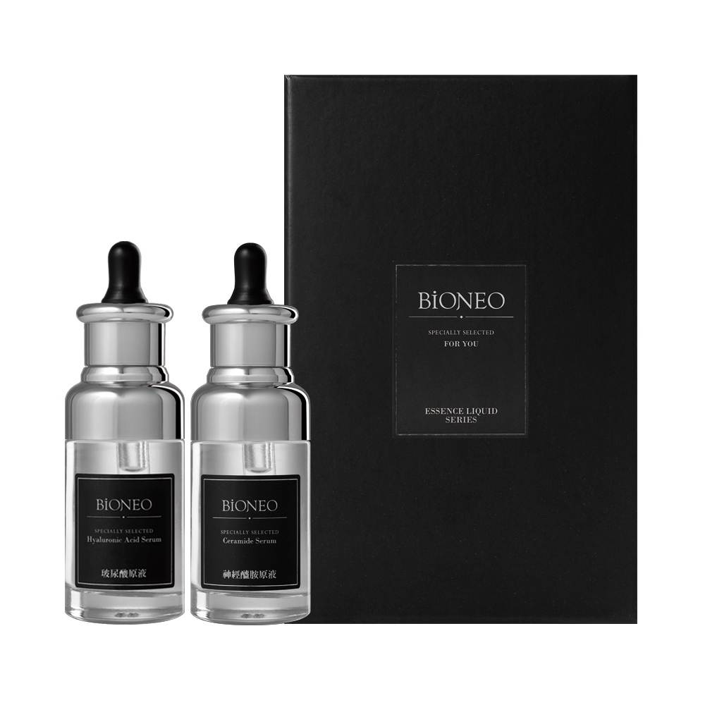 BiONEO 建構鎖水保濕屏障(玻尿酸精純原液40ml+神經醯胺乾燥修護原液40ml)