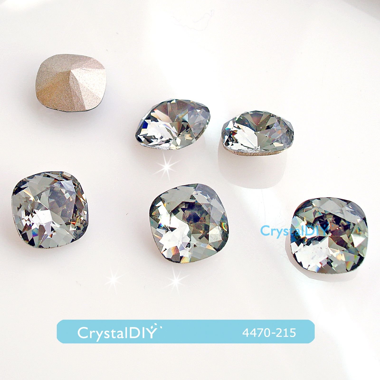 CrystalDIY奧地利水晶SW水晶花式石 #4470公爵石10mm裸石 五色可選