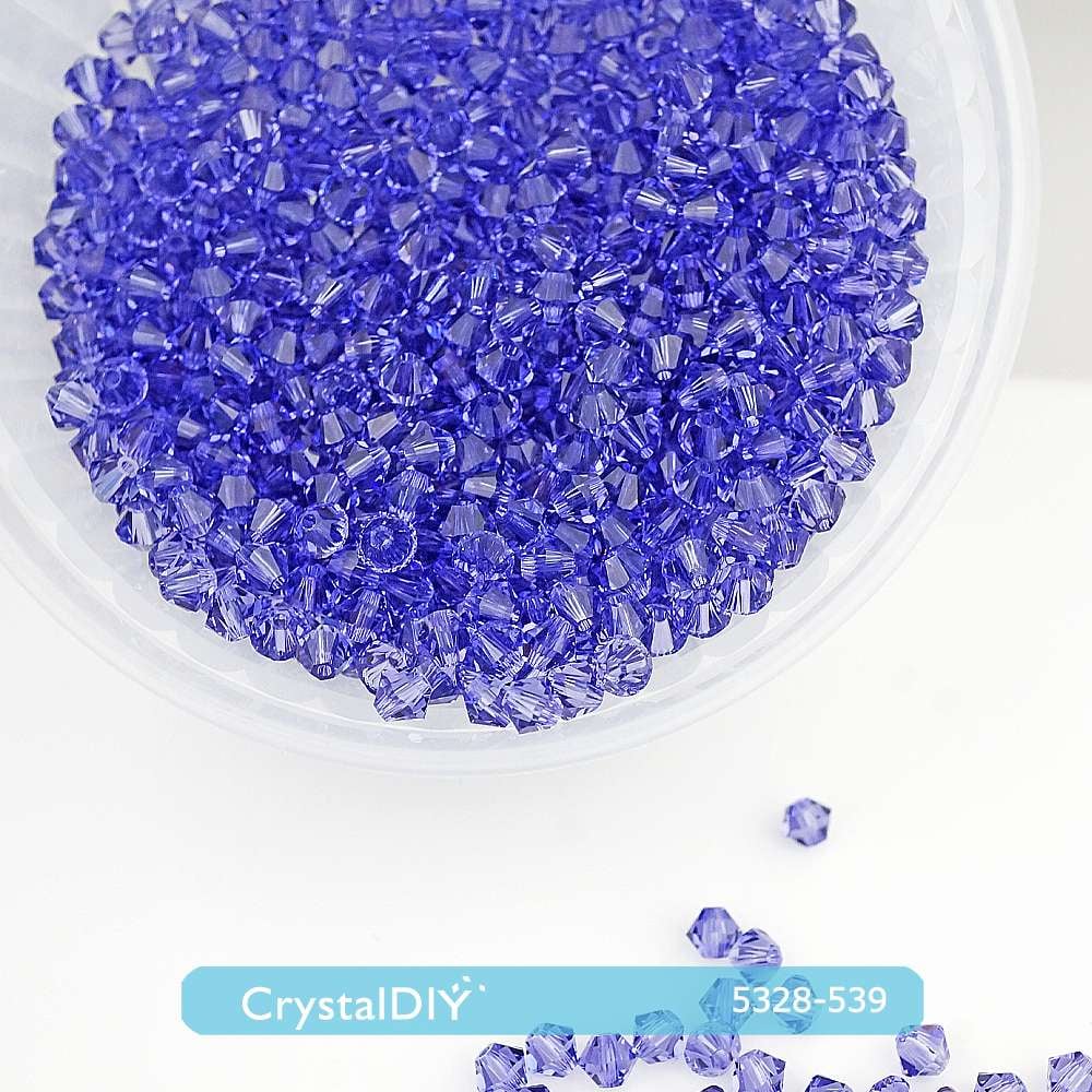 CrystalDIY奧地利水晶SW水晶串珠#5328 薰衣草紫(#539) 4mm