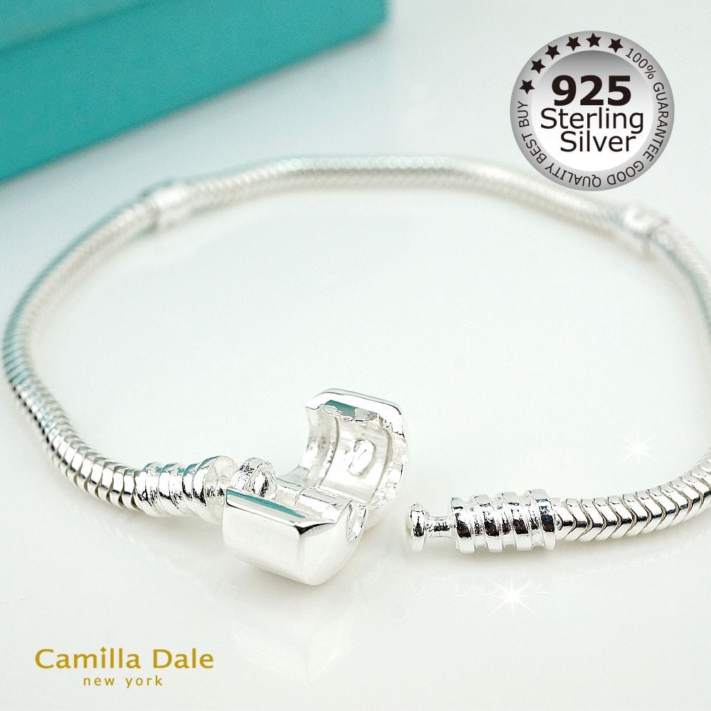 CamillaDale 925純銀蛇鍊 潘朵拉手鍊 17cm 100%高品質人氣商品