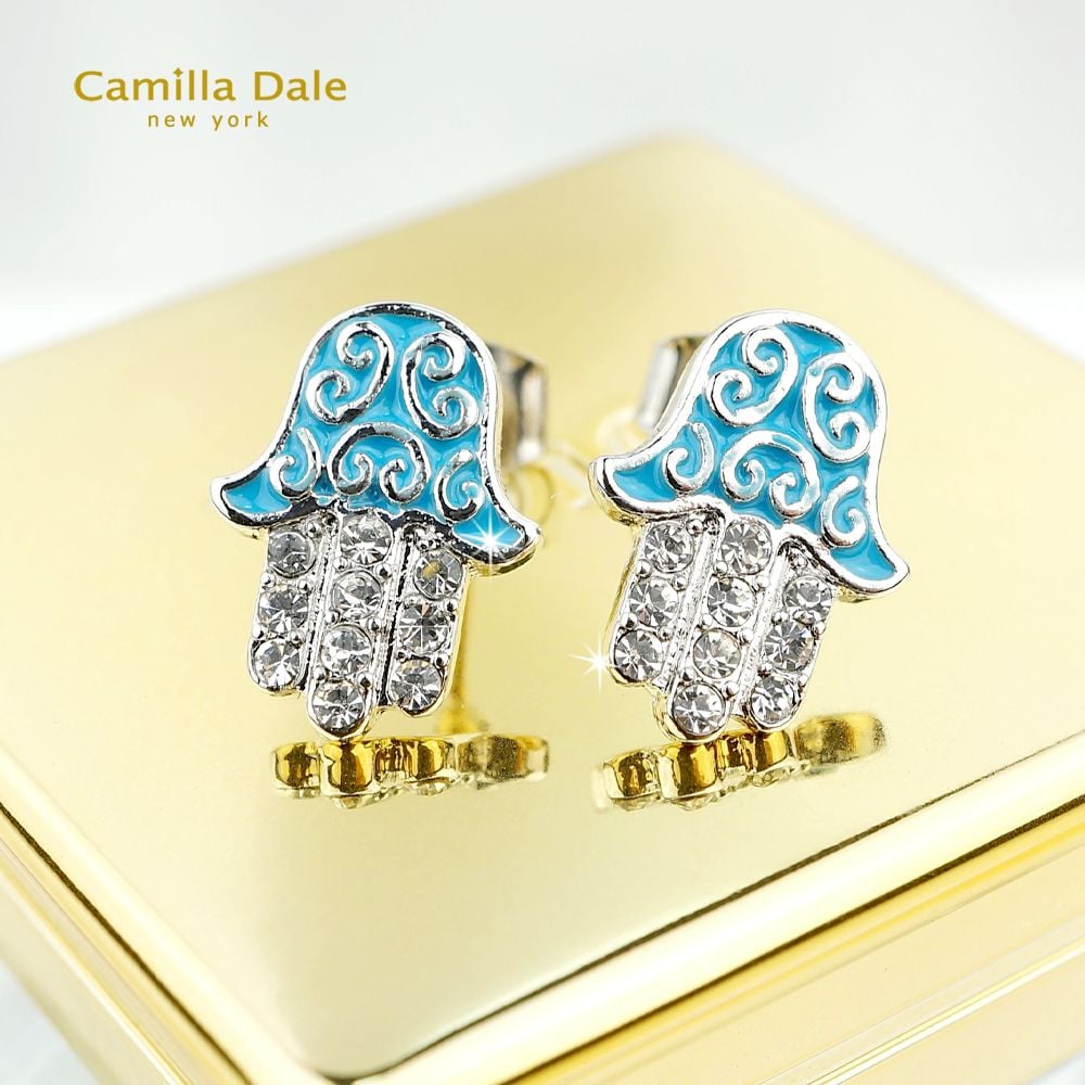 CamillaDale 章魚水鑽耳環