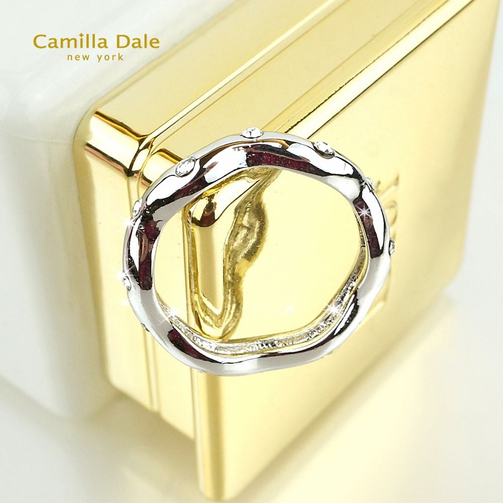 Camilladale 雲朵曲線晶鑽戒指 韓製