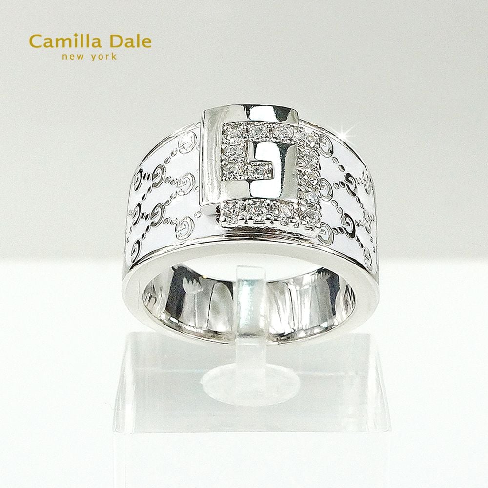CamillaDale Dale黛兒瓷白水晶戒指