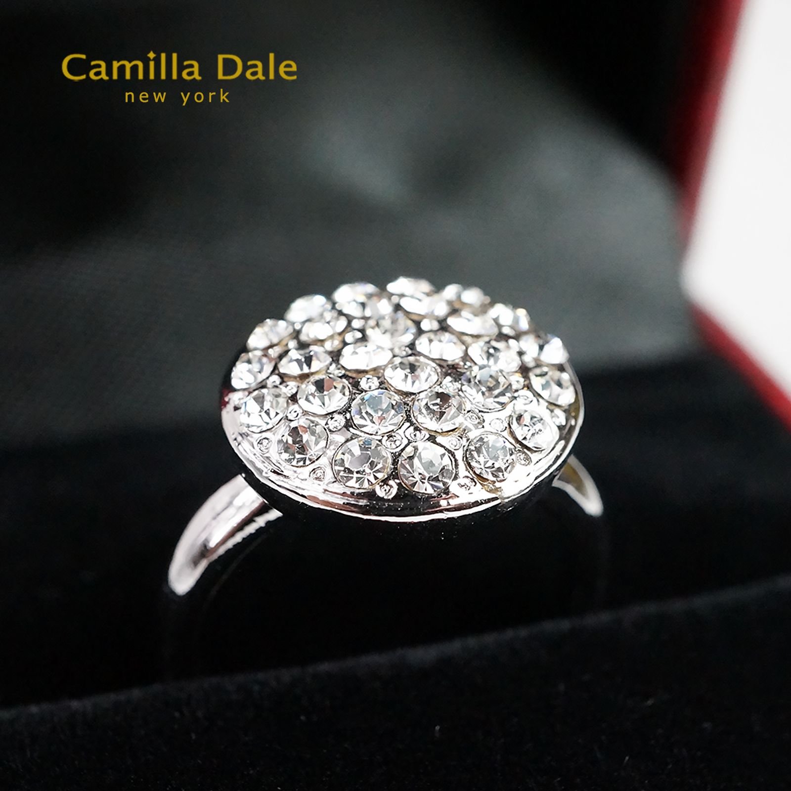 CamillaDale 馬卡龍水鑽戒指 韓製