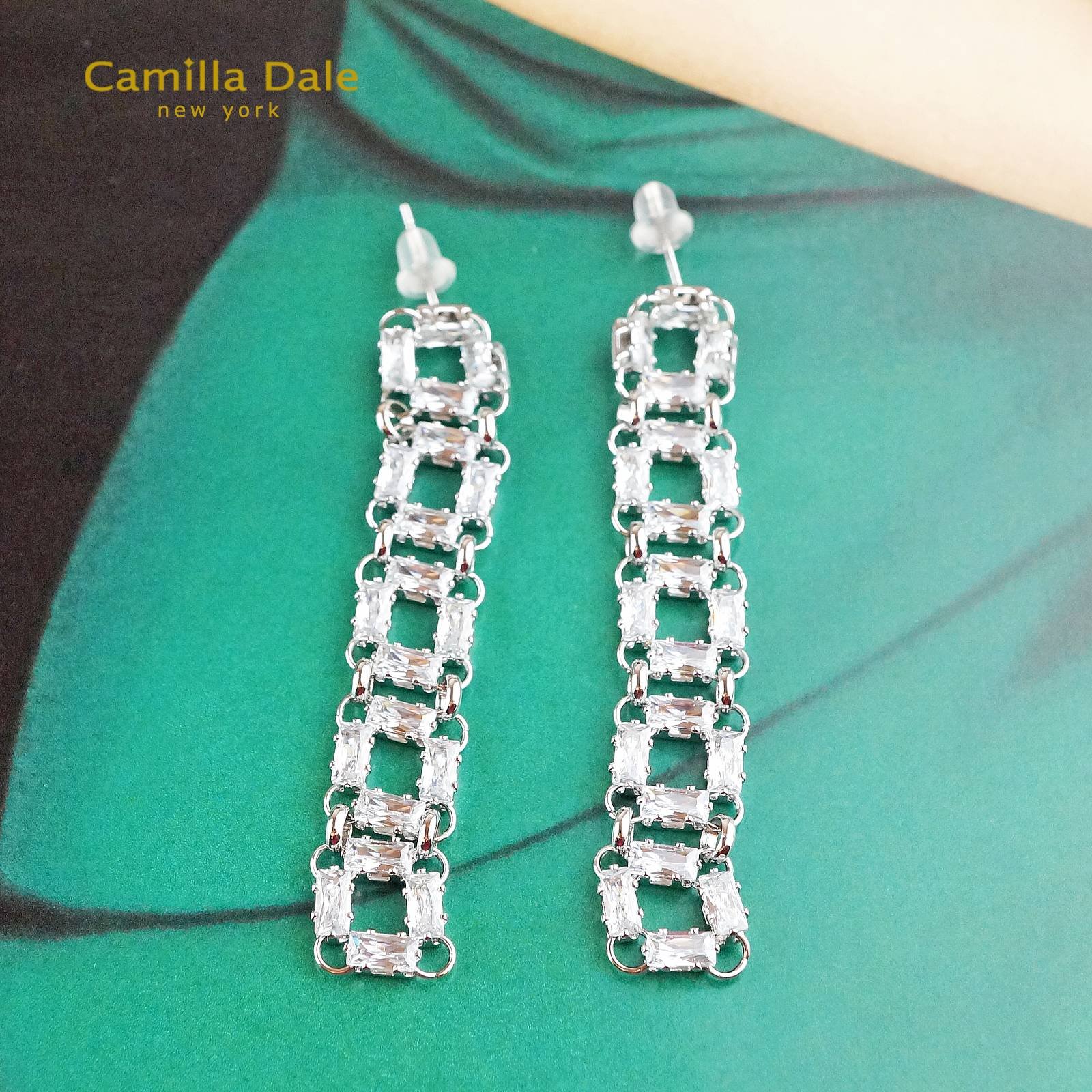 Camilla Dale 天使的階梯長形耳環