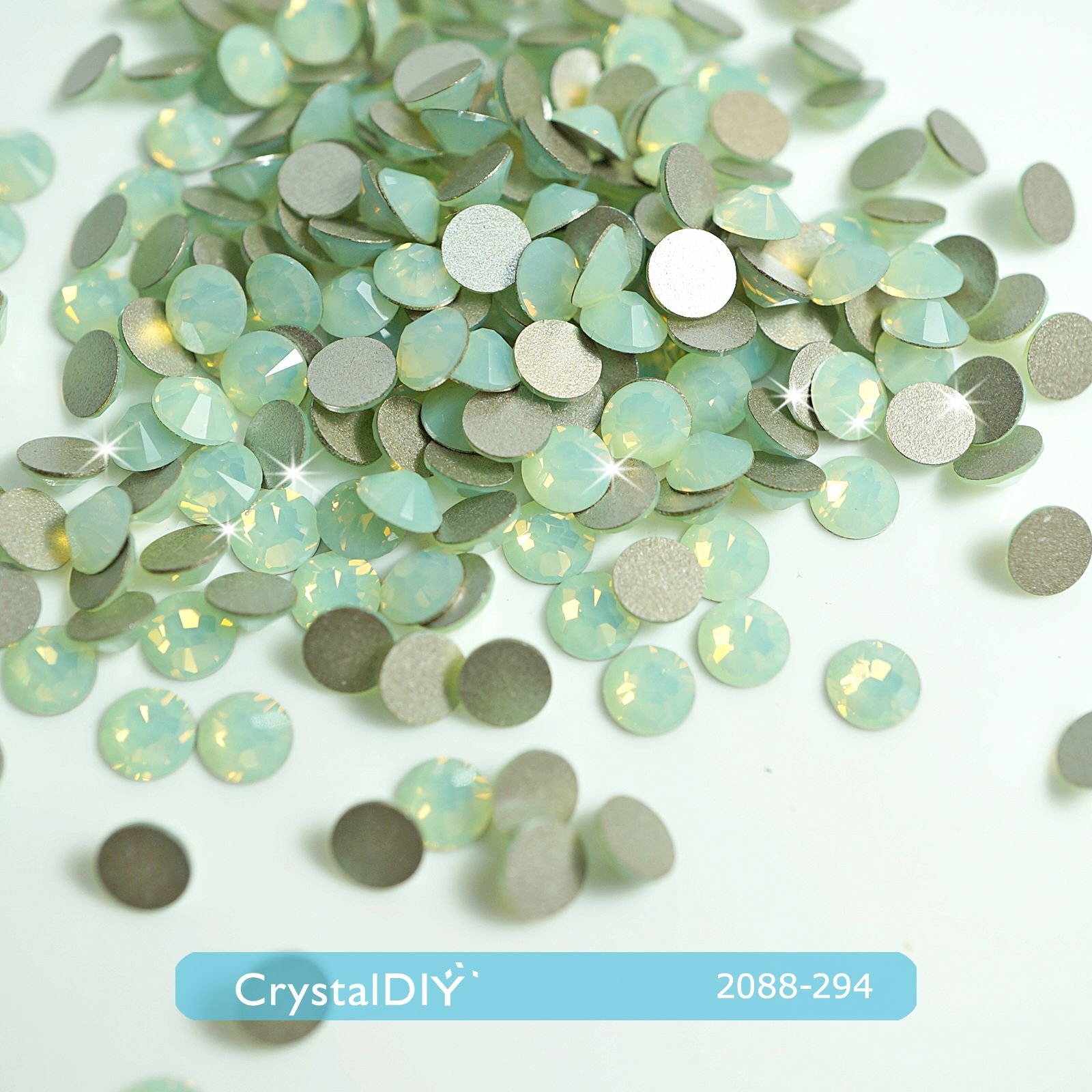 CrystalDIY奧地利水晶SW平底石 #2088-SS20(4.7mm) 橄欖綠蛋石(294)