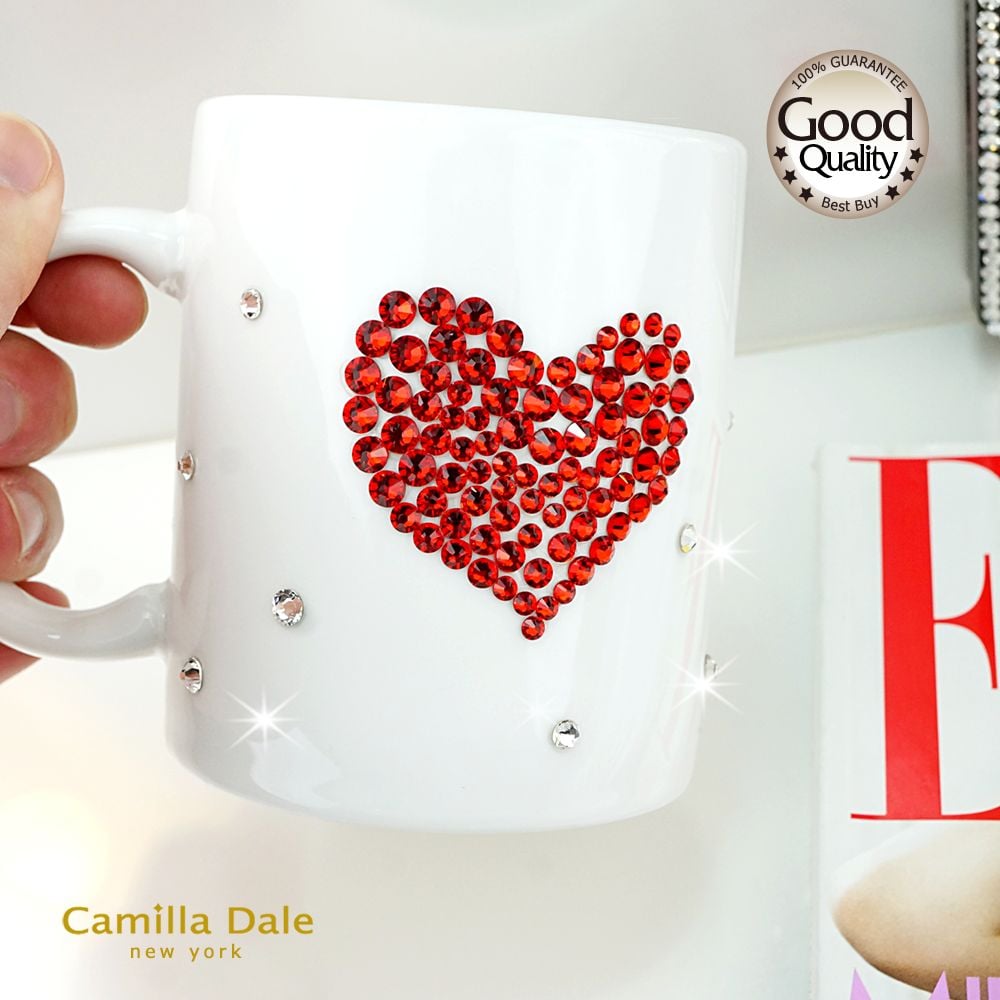 CamillaDale Love水鑽馬克杯【預購】手工訂製