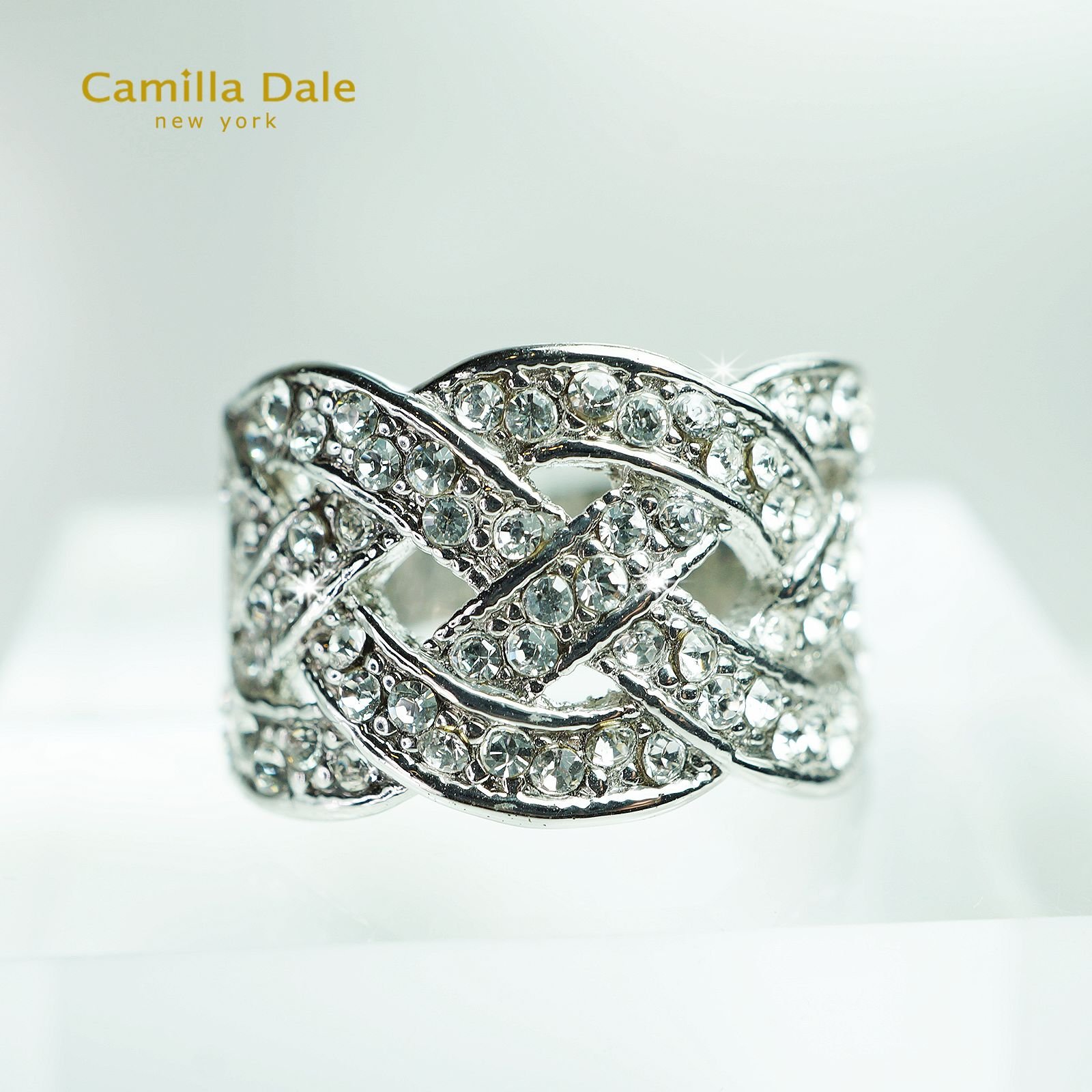 CamillaDale 梵克斯水晶交織戒指