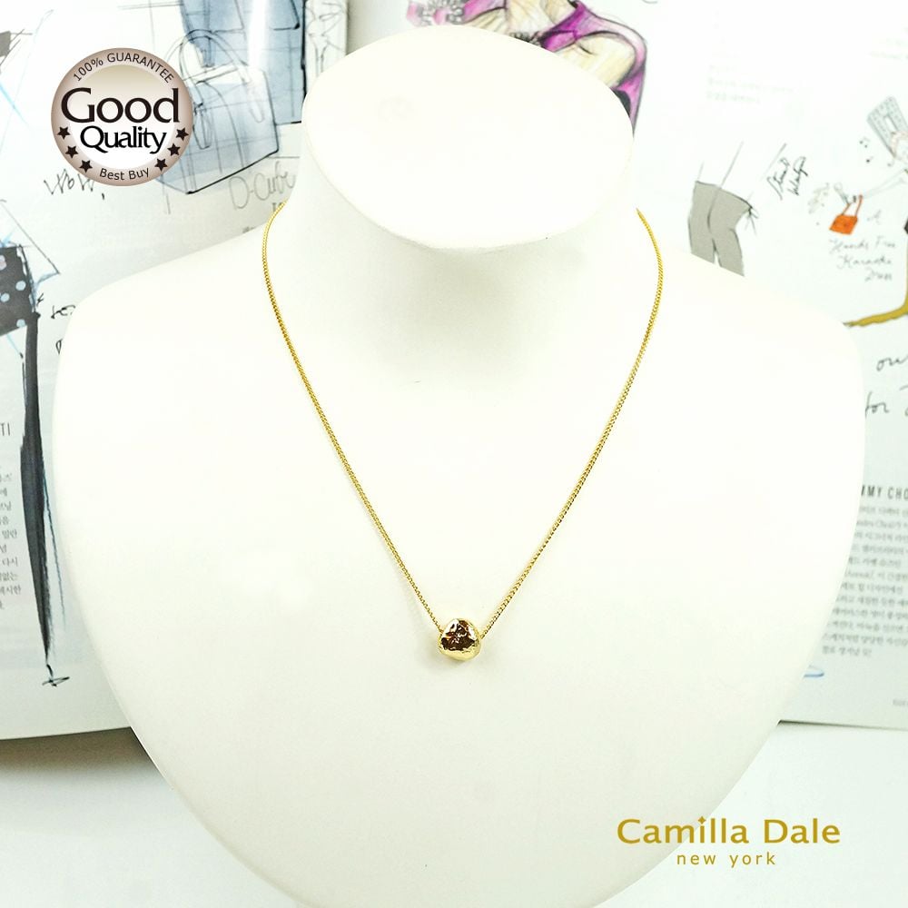 CamillaDale三角壽司金石頸鍊短鍊項鍊(韓製)