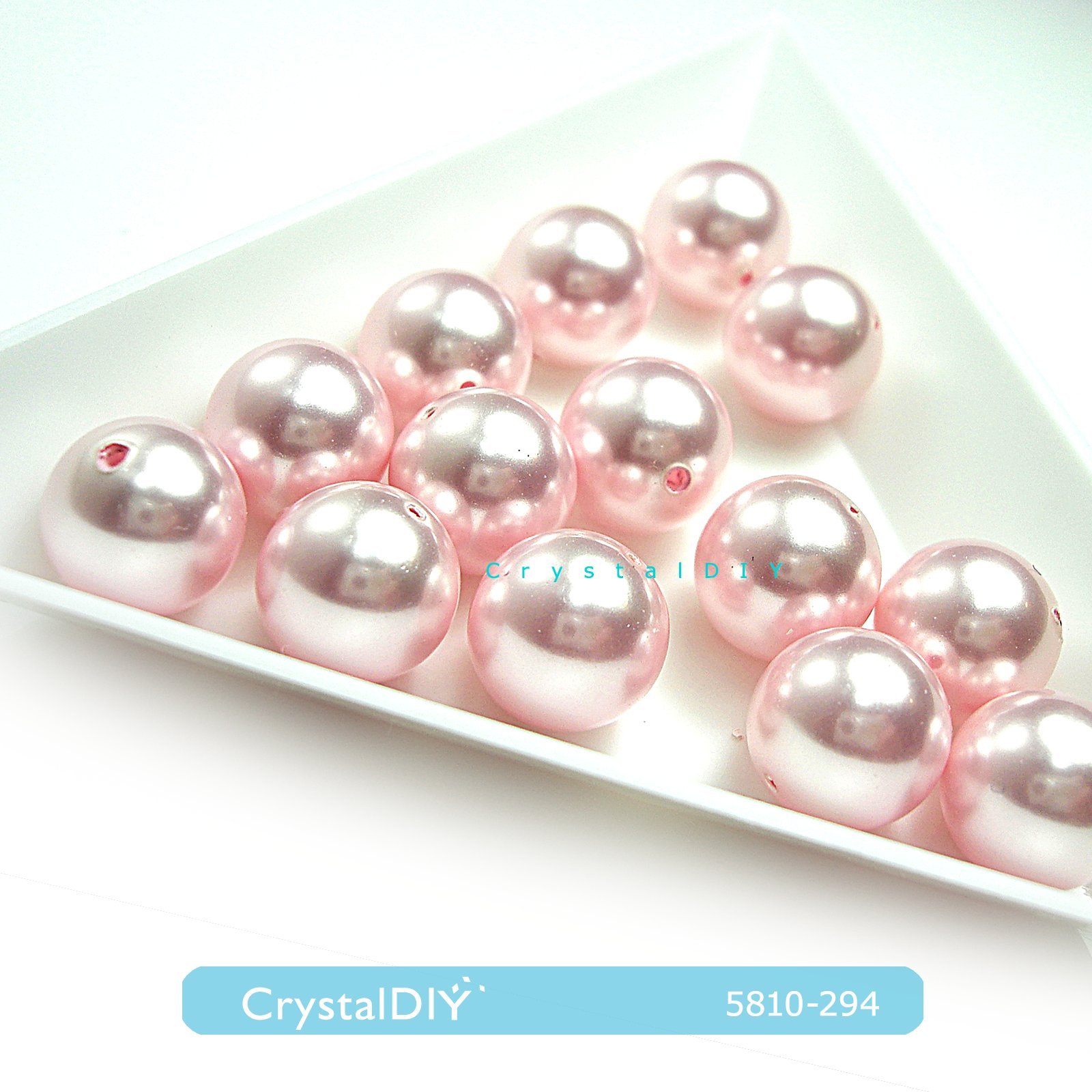 CrystalDIY奧地利水晶SW水晶珍珠#5810淡粉紅Rosaline Pearl (294)