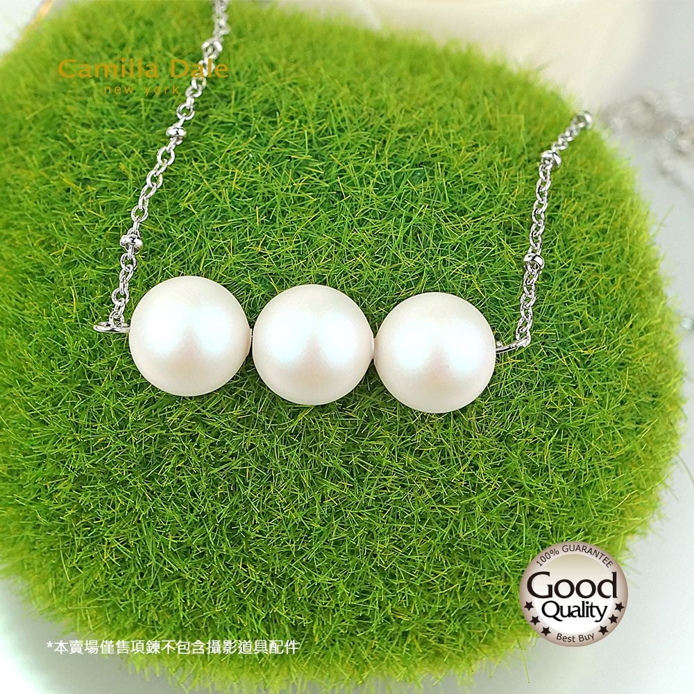 CamillaDale 雪之戀水晶珍珠項鍊