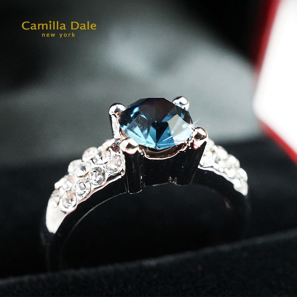CamillaDale 蒙大拿藍水晶戒指