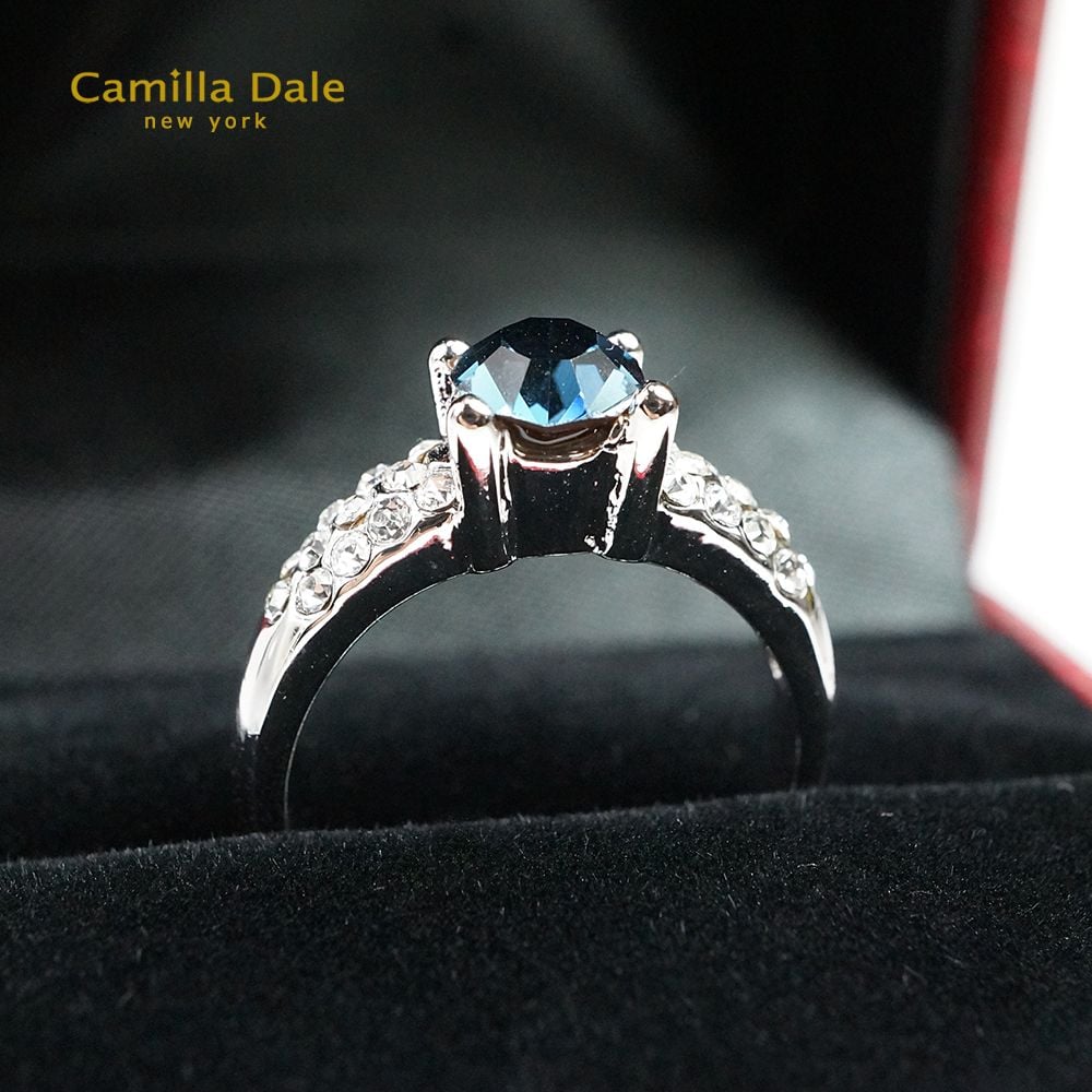 CamillaDale 蒙大拿藍水晶戒指