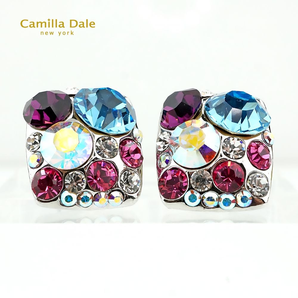 CamillaDale 日光長島紫水晶耳環