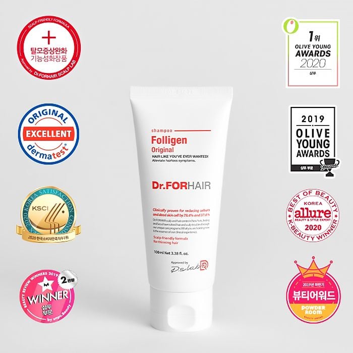 Dr.FORHAIR 頭皮護理豐盈健髮洗髮乳100ml便攜瓶旅行用