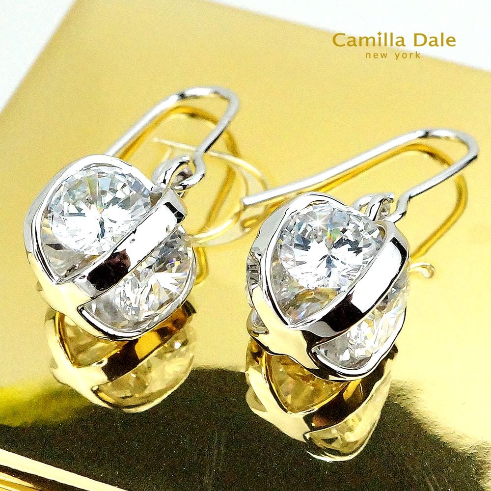 CamillaDale 方型禮物水晶耳環