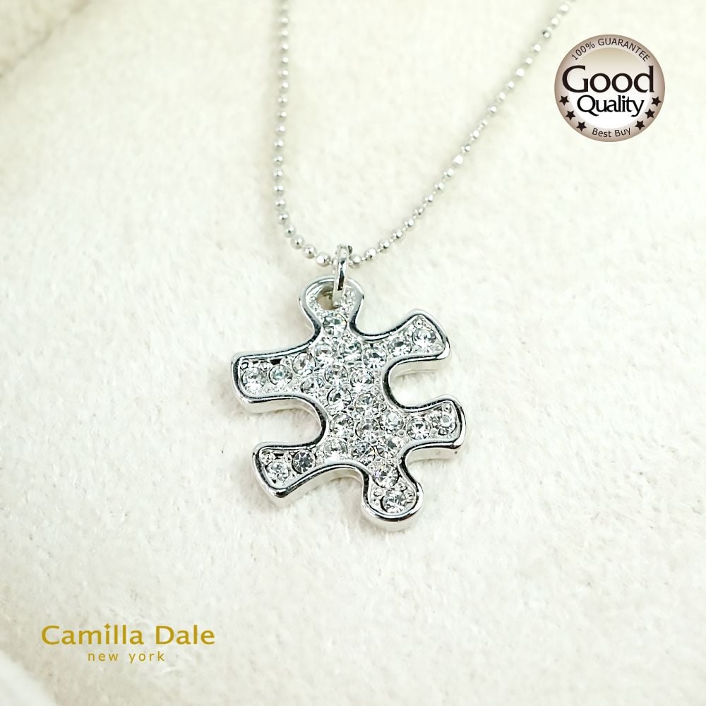 CamillaDale 拼圖水晶項鍊(韓製)