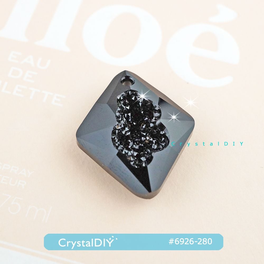 CrystalDIY奧地利水晶SW水晶繁衍吊墜#6926 黑寶石