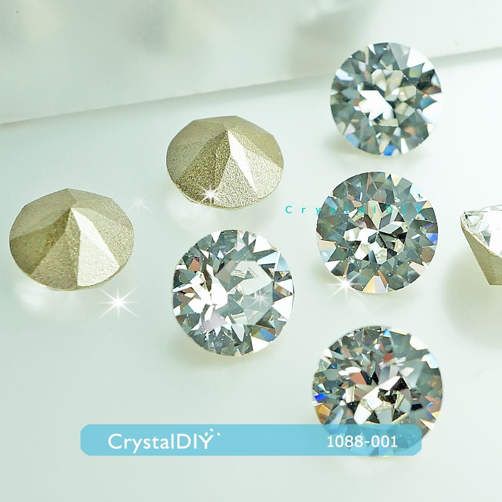 CrystalDIY奧地利水晶SW #1088水晶(001)可鑲入瓷器、飾品