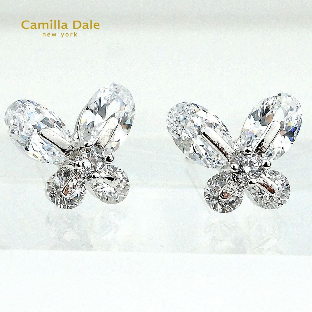CamillaDale 水晶蝴蝶耳環