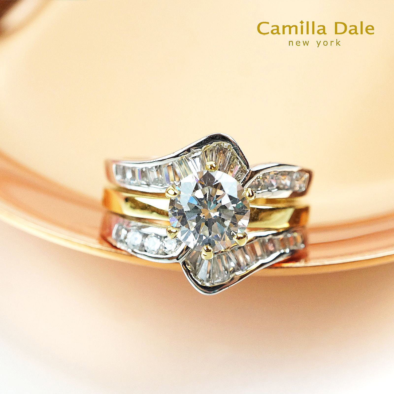 CamillaDale 永恆璀璨之星水晶戒指(18K金) 韓製