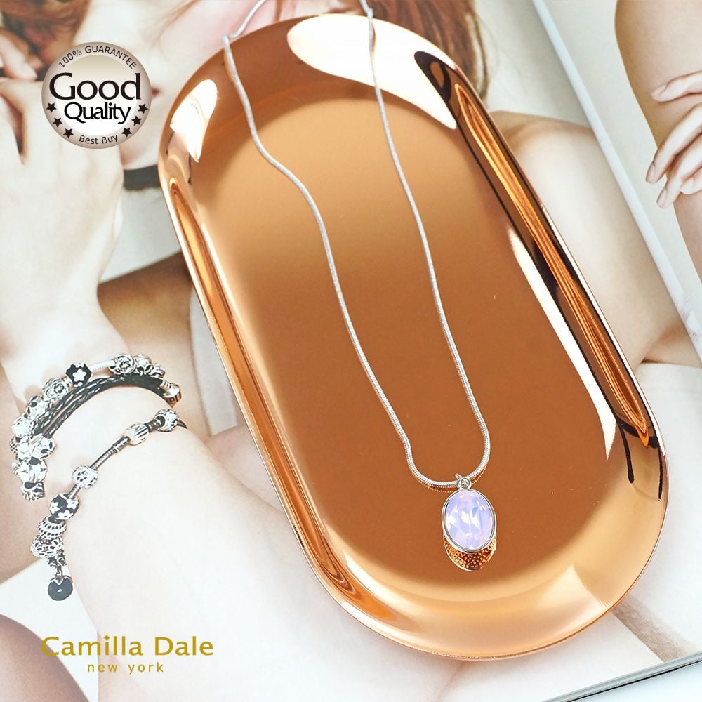 CamillaDale 玫瑰水蛋石水晶項鍊