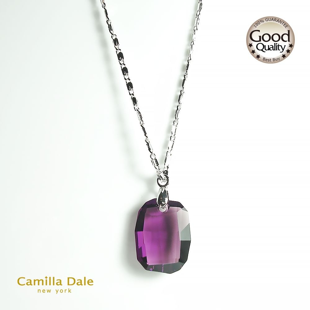 CamillaDale 彩繪紫水晶項鍊