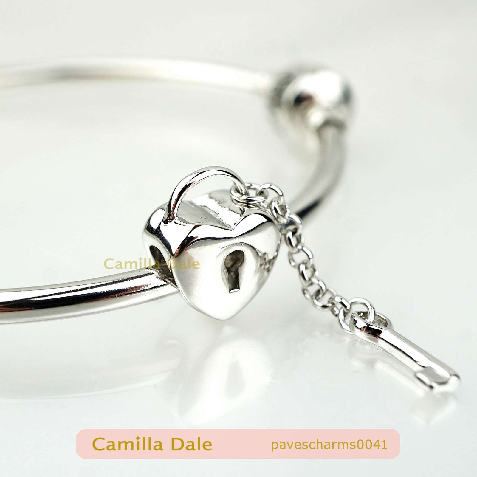 CamillaDale 心鎖手鍊串飾【41】 適用潘朵拉手鍊 手環