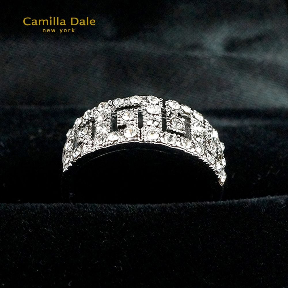 Camilla Dale 梵語水晶戒指 韓製
