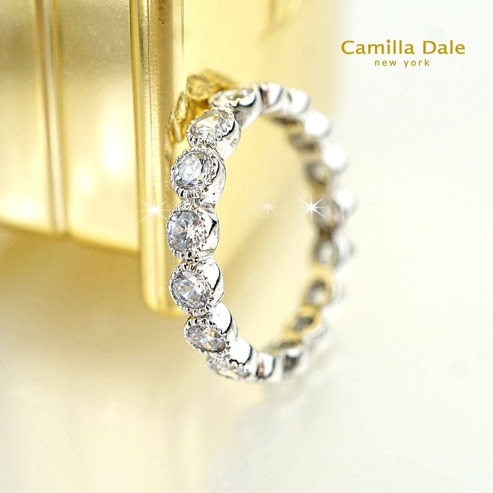 Camilladale 韓製360度圓星鑽戒指