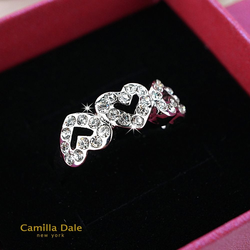 CamillaDale 心心相印水晶戒指