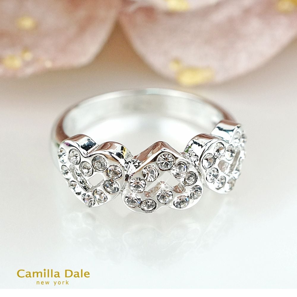 CamillaDale 心心相印水晶戒指